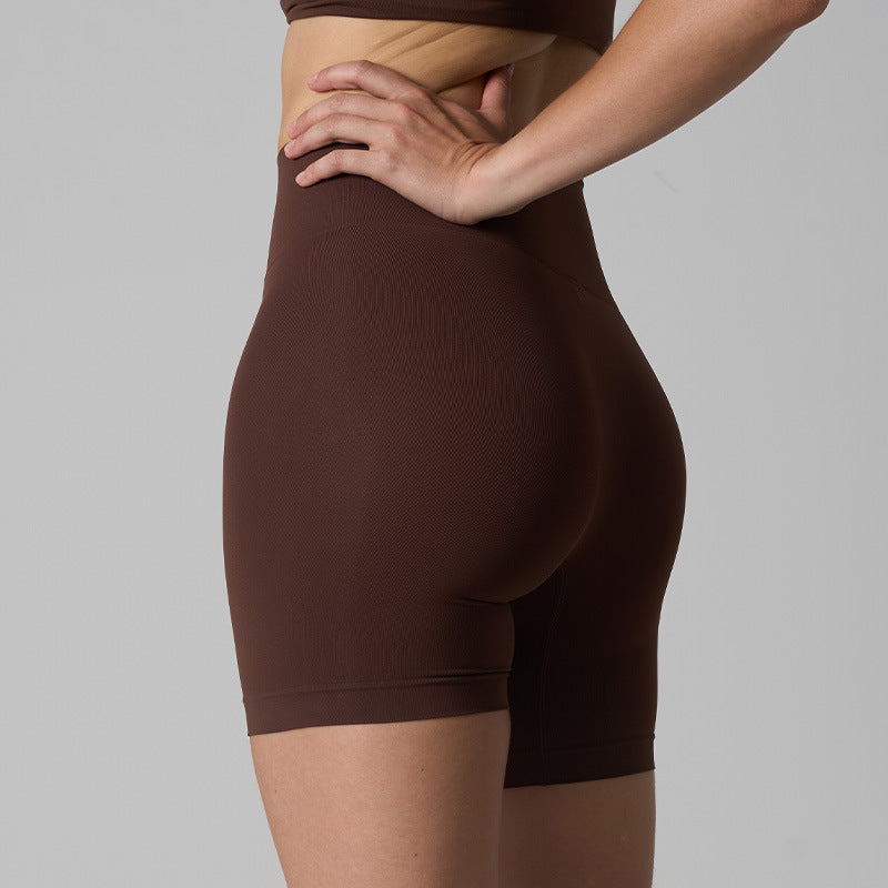 Soft Smooth Seamless Short High-Waist Yoga Shorts
