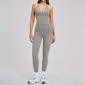 Spring Outdoor Sports Fitness Set, Fleece-Lined Tight Yoga Wear, Halter Back Yoga Set