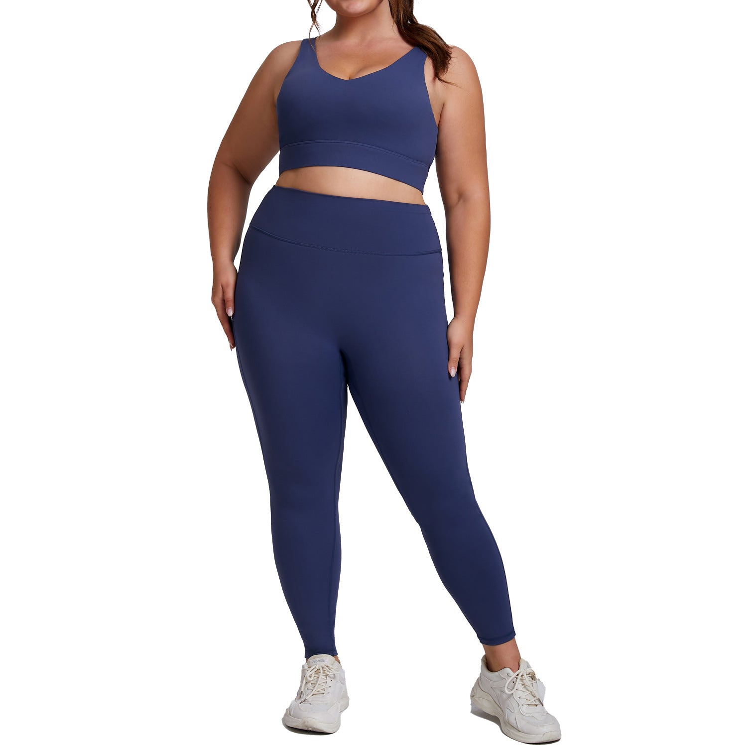 High elasticity yoga fitness suit yoga suit set running shockproof sportswear