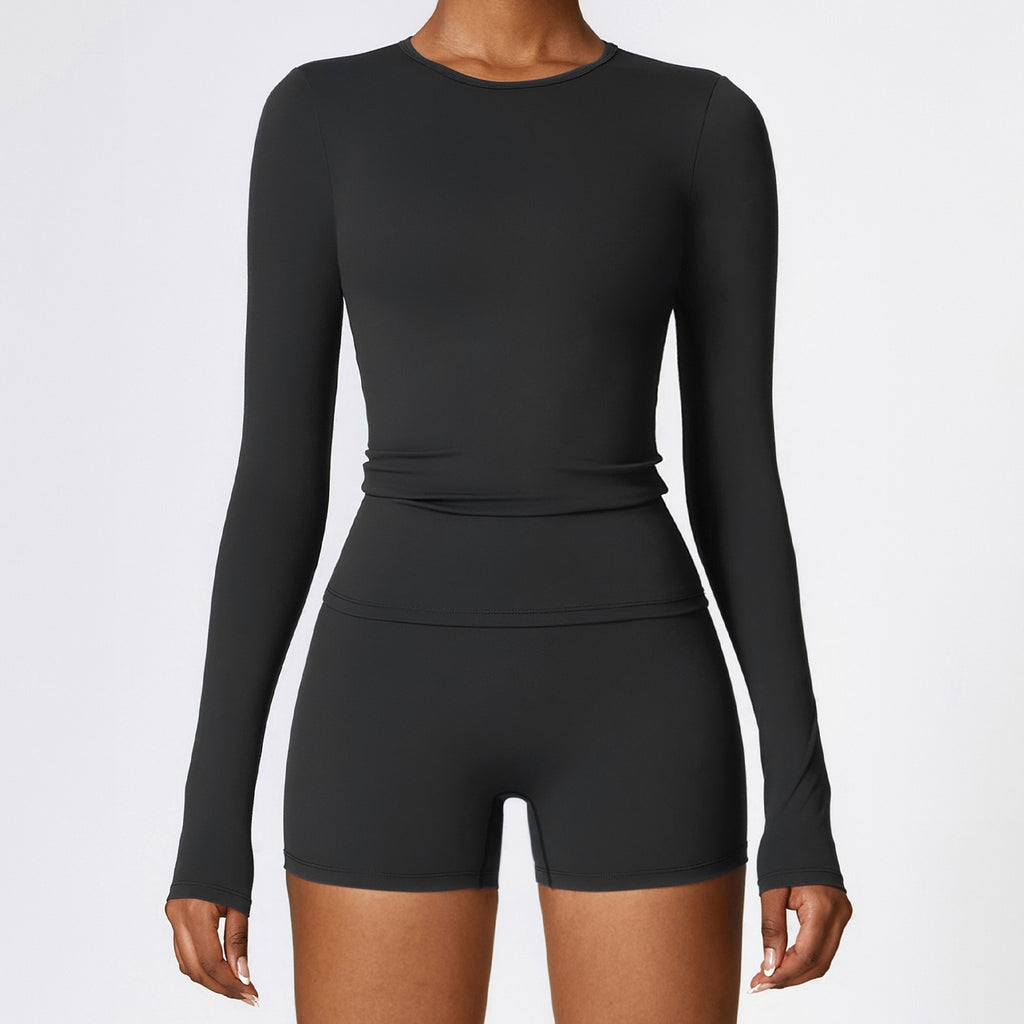 REVASTUDIO Long Sleeve Pilates & Running Top