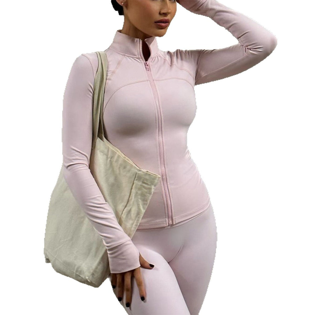 Long Sleeve Jacket and Yoga Pants Set for Women