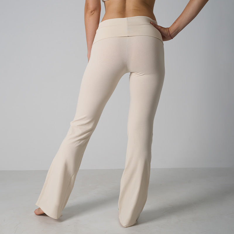 Lounge Trousers High Waist Eco-Friendly Loose Yoga Pants for Women