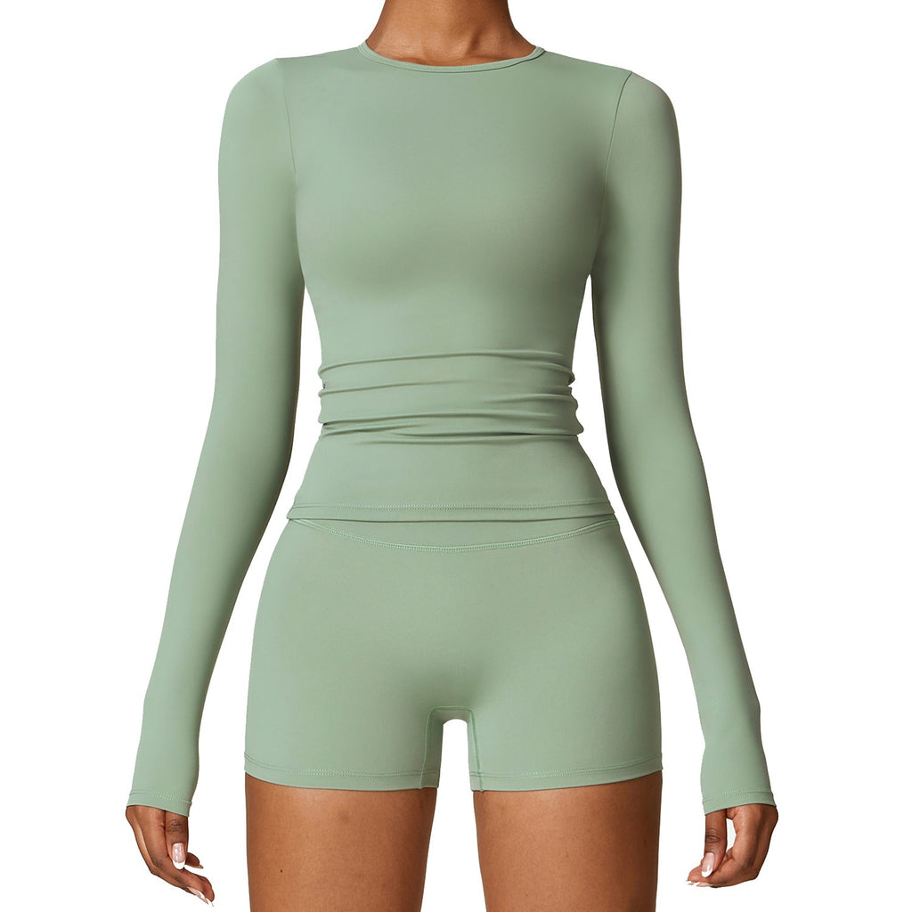 REVASTUDIO Long Sleeve Pilates & Running Top