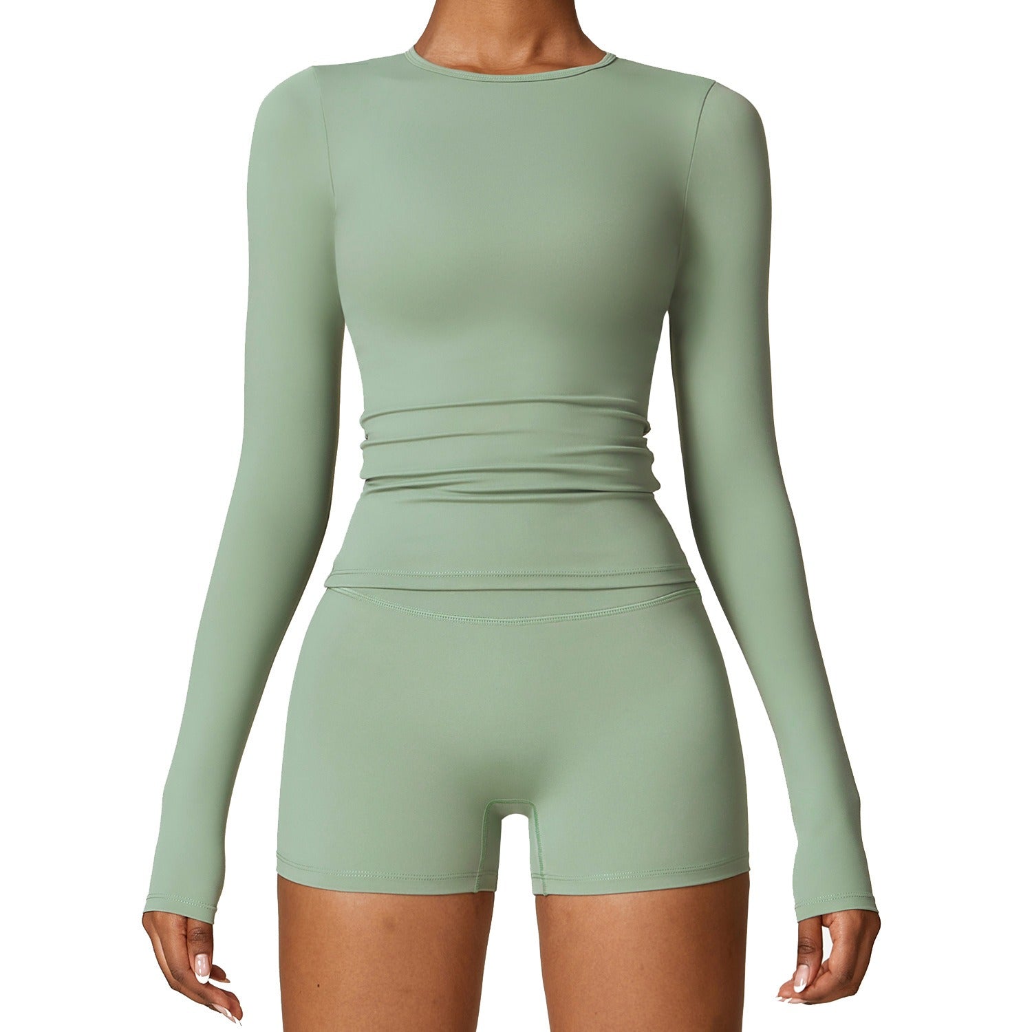 REVASTUDIO Long Sleeve Pilates & Running Top