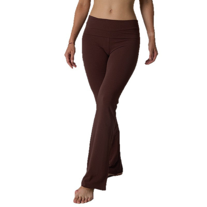 Lounge Trousers High Waist Eco-Friendly Loose Yoga Pants for Women