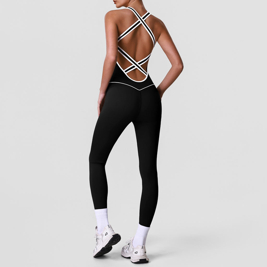 REVASTUDIO High Elasticity Shaping Yoga Bodysuit